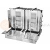 Gyros/kebab gril plynový podvojný, 3+3 horáky, záťaž 80 kg, 890x715x1065 mm | RESTO QUALITY, KLG153-T