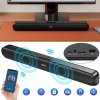 STEREO REPRODUKTOR PRE POČÍTAČ NOTEBOOK FM SOUNDBAR TF USB MINI JACK 3,5 mm BT