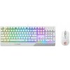 Súprava Klávesnica + Myš MSI Vigor GK30 Combo PixArt PMW-3325 OMRON biela