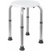 HomeLife Kúpeľňová stolička výškovo nastaviteľná 35-53 cm, X4140