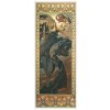 Pohľadnica Alfons Mucha – Evening Star, dlhá