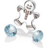 Hot Diamonds Prívesok Anais element panáčik modrý Topaz AC106