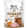 Brit maškrty Jerky Turkey Meaty Coins 200 g