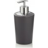 KELA Dávkovač mydla MARTA plastik šedá H 17cm / Ř 8cm / 350 KL-24197
