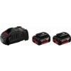 Nabíjačka a náhradná batéria Bosch Starter Set 2 x GBA 18V + GAL 1880 CV Professional 1.600.A00.B8J (1.600.A00.B8J)