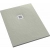 Schedpol Kalait Cement Stone obdĺžniková sprchová vanička + mriežka 90x70 cm cementová 3.3133/CT/ST-M2