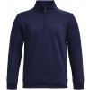 Chlapčenská mikina Under Armour, ARMOUR FLEECE 1/4 ZIP tmavo modrá,čierna ysm