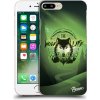 Picasee silikónový čierny obal pre Apple iPhone 8 Plus - Wolf life