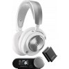 Bezdrôtové slúchadlá na uši SteelSeries Arctis Nova Pro Wireless biele