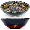 MISA, ŠALÁTOVÁ MISA VEĽKÁ 30 CM RUČNE ZDOBENÁ ODOLNÁ TURECKÁ KERAMIKA