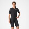 CASTELLI Cyklistické nohavice krátke s trakmi - PREMIO EVO W DT - čierna XL