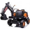 ELJET Detský elektrický bagr Volvo oranžová Li-Ion - Oranžová