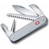 Nôž zatvárací multifunkčný VICTORINOX 0.8150.26 Pioneer Range, Alox, 93mm - strieborný