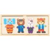 Baby Mix Vkladačka puzzle v krabičke zvieratká Montessori
