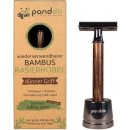 Pandoo Bambusový strojček tenká rukoväť + 10 ks žiletiek