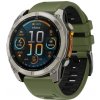 VSETKONAMOBIL 118648 SPORTY QuickFit Vymeniteľný silikónový remienok pre Garmin - šírka 26mm GREEN-BLACK
