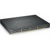 Zyxel XGS1935-52HP, 52 Port Lite-L3 Smart Managed PoE Switch, 48x Gigabit PoE and 4x 10G SFP+, hybrid mode, standalone o XGS1935-52HP-EU0101F