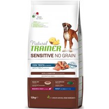 Trainer Natural Sensitive Dog NO GRAIN M/M pstruh 12 kg