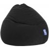 Beanbag Sedací vak Easy L 70 × 90 cm čierny
