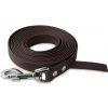 Firedog BioThane Vodítko 19 mm 1 m bez rúčky tmavohnedé