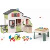 Set domček Priateľov a stolík na vodu a piesok Friends House Life Smoby rozšíriteľný s kuchynkou a elektronickým zvončekom