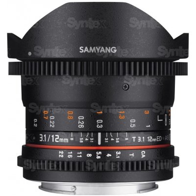 Samyang 12mm T3.1 VDSLR Canon EF