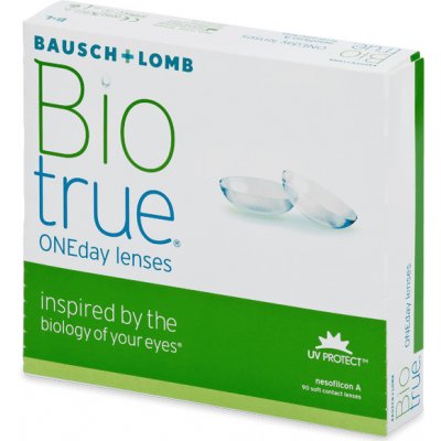 Bausch & Lomb Biotrue ONEday 90 šošoviek Dioptrie: -8.50, Zakrivenie : 8.60, Priemer: 14.2
