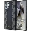 DKNY kožený kryt s kockovaným mono vzorom a MagSafe (DKHMS24LPCPVSLK) – Samsung Galaxy S24 Ultra – čierny KF2342633
