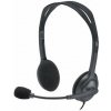 Logitech Headset H111 Stereo / Slúchadlá s mikrofónom / 3.5mm jack / čierna (981-001000)