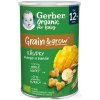 Gerber Organic CHRUMKY Kukurično-ovsené s mangom a banánom (od ukonč. 12. mesiaca) 35 g