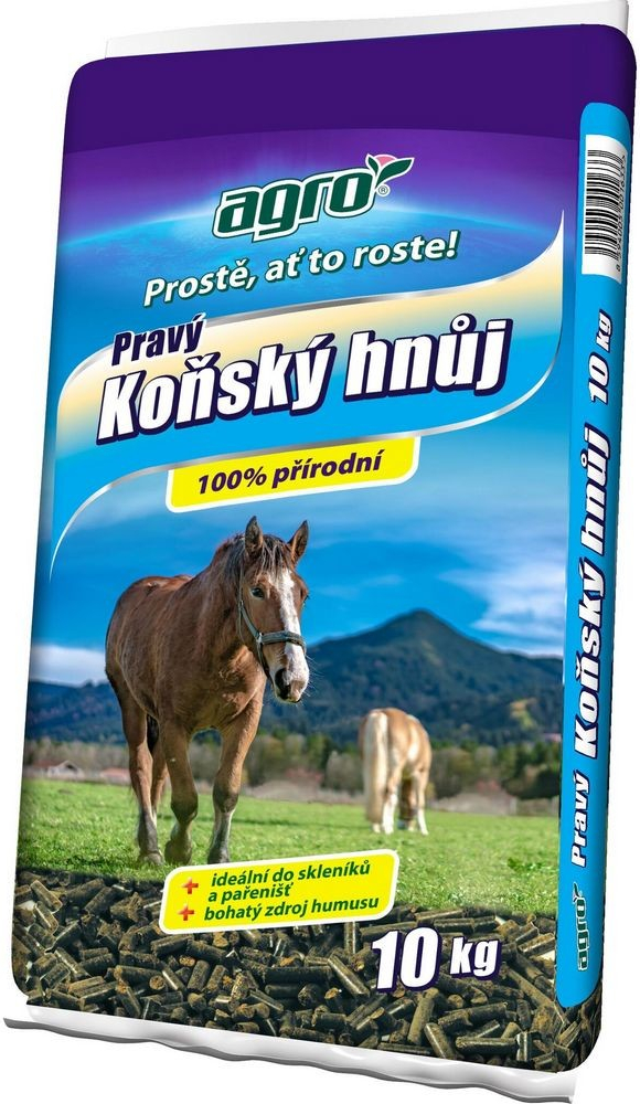 Agro Pravý koňský hnůj 10 kg