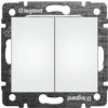 Legrand 774408 VALENA DVOJITÝ STRIEDAVÝ PREPÍNAČ BIELY + predĺžená záruka na 3 roky