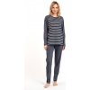 Dámske pyžamo Italian Fashion Oda dł.r. dł.sp. Farba: Sivá, Veľkosť: M