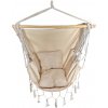 Garden Line HOJDAČKA - BRAZÍLIA VISIACA STOLIČKA BOHO 130 x 100 CM BÉŽOVÁ *3316