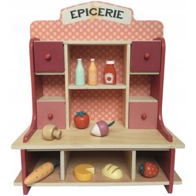 Egmont Drevený obchod s potravinami Toys viacfarebný