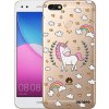 Picasee silikónový prehľadný obal pre Huawei P9 Lite Mini - Unicorn hviezdne nebo