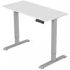 Delso Výškovo nastaviteľný stôl ADJUSTER PRO 70 x 160 cm biela / sivá