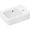 Hansgrohe Xanuia Q - Umývadielko na stenu 360x250 mm s otvorom pre batériu a prepadom, biela 60129450