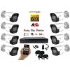 Monitorrs Security AHD 8 kamerový set 2 MPix Tube (6030K8) (Monitorrs Security)