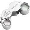 TFY XX-1018 Mini Lupa, 20x12mm, 10x18mm, strieborná