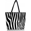 Huado nákupná a plážová taška - Zebra Huado outdooronsale365