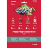 Canon Photo Paper Variety Pack VP-101, foto papír, bílý, 20 ks, 0775B079, inkoustový,5x PP201, 5x SG201 (10x15cm), 5x MP101, 5x GP