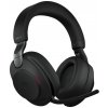 Jabra Evolve2 85, MS Stereo Slúchadlá s mikrofónom Káblový a bezdrôtový Pres hlavu Kancelária / call centrum USB Typ-A Bluetooth Čierna (28599-999-999)