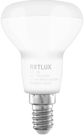 Retlux žiarovka LED E14 6W R50 biela teplá REL 39 4ks