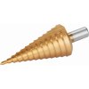 EXTOL CRAFT Vrták stupňovitý TiN, 4-39mm/3mm, 13 otvorov, EXTOL CRAFT 20057