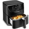 Cosori CP158-AF PREMIUM – 5.5L horkovzdušná fritéza + 5x špíz a gril. rošt, black CP158-AF-RXB