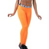 Nebbia dámské legíny Scrunch butt 528 neonově oranžové
