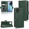 Peňaženkové kožené puzdro 4G Symmetrical na Motorola Moto G72 - Zelená
