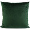 Velvetový / zamatový vankúš vo vianočných farbách 40x40 cm - 1 ks 8 zelená malachitová