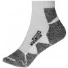 James&Nicholson Unisex športové ponožky JN214 White 39-41